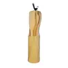 Espátula para Wok Antiaderente de Bambu Espátula de Bambu Concha Colher Escumadeira Conjunto de 8 Peças para Cozinha Doméstica Refogando Colher para Arroz Conjunto de Bambu