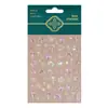Redanco5D Em relevo Popular Concha Luz Adesivo para Nail Art Ano Novo Fogos de Artifício Adesivo Estéreo para Unhas Dr1434