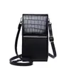 Fábrica de artículos de cuero de Guangzhou bolsa hecha a medida para mujer bolsa para teléfono móvil bandolera diagonal mini monedero procesamiento a figura