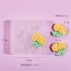 Molde Pequeño Squishy Flor de Girasol Lazo Abeja Flor de Cactus Juguete Squishy Molde de Silicona