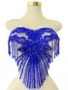 W20-2# Renda com Strass Multicor Brilhante Super Resistente Para Costurar Aplique Acessórios de Vestido Contas Bordadas à Mão Decorações de Strass de Luxo