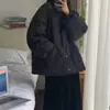 Chaqueta de Algodón Cálida Estilo Japonés Coreano Nueva Acolchada 2022 Abrigo Casual Estudiante Cuello Solapa Holgado Otoño Invierno Grueso Versátil