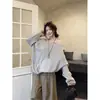 Toma real~ Suéter de punto holgado de manga larga, moderno y elegante, para adelgazar, estilo coreano de primavera