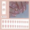 Doce e gentil branco doce menina Nail Art Nail Patch Terminado Advanced Sense Fake Nail Removível Wearable