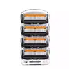 Aparelho de Barbear Universal Novo Modelo Lâmina de Barbear de 5 Camadas Aparelho de Barbear Manual Lâmina de Barbear Manual Rotativa de Cinco Camadas para Homens