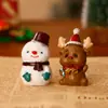 Enfeite de Lojinha Luminoso de Natal Cena de Neve Casa de Loja Decoração de Mesa de Natal Arranjo de Cena Atmosfera Presente