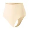 Zhanrun Cross-Border 3173 Tanga Modeladora de Cintura Média de Camada Dupla Sem Costura para Controle da Barriga Estilo Europeu e Americano Modelador Corporal para Afinar a Cintura para Mulheres