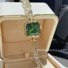 Reloj de Cuarzo Cuadrado Nuevo de Lujo Ligero para Mujer, Reloj Pulsera de Moda Sencillo de Nicho, Reloj Sencillo y Elegante para Transmisión en Vivo