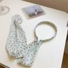 Pañuelo de Seda Retro Francés Diadema de Lunares con Serpentina 2025 Nuevo Verano de Calavera Alta Estilo Hong Kong Diadema Diadema para Mujer