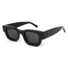 2025 nuevas gafas de sol de placa vintage hechas a mano montura pequeña pata ancha moda personalizada estilo europeo y americano hip hop gafas de sol para viaje