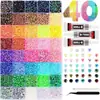Venda Quente Transfronteiriça 3mm Cor Mista Resina AB Strass de Fundo Plano Strass Gelatina Strass DIY Roupas Nail Art Strass Strass para Celular
