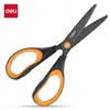 Tijeras de Acero Inoxidable Deli Tijeras Domésticas para Sastre Tijeras Grandes Multifuncionales Tijeras para Ropa Tijeras de Oficina Antiadherentes