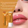 Bálsamo Labial Hidratante, Lubricante y Brillante Ouhoe Caramelo con Leche, Labios Suaves y Blandos