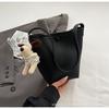 Bolso Pequeño Simple y Fresco para Mujer 2026 Primavera/Verano Nicho Patrón de Lichi Bolso Cubo Textura de Alta Calidad Bolso de Hombro