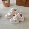 Tênis Esportivo Infantil, Sapatos para Meninas, Novo Estilo Primavera 2026, Tênis Fashion de Princesa para Meninas, Tênis de Corrida para Crianças Maiores