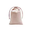 Fabricante directo de bolsas de terciopelo personalizadas con logo e impresión de patrones, bolsas multifuncionales con cordón adecuadas para guardar joyas y accesorios