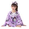Pijama Infantil Feminino Primavera e Outono 2024 Novo Manga Longa Fino Menina Criança Outono Estilo Ocidental Crianças Maiores Roupas de Casa Roupa Externa