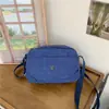 Bolso Nuevo para Mujer Bolso Cuadrado Pequeño Multicompartimento Moderno Ligero Bolso para Teléfono Móvil Bolso Cruzado de Lona Deportiva Bolso de Hombro de Comercio Exterior para Mujer