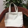 Bolsa de lona pintada a mano en blanco para bricolaje, bolso de hombro blanco puro, bolso de compras, bolsa, suministro de fábrica, generación