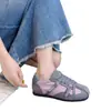 Nuevas zapatillas casuales de estilo europeo con bloques de color, zapatillas de entrenamiento alemanas, zapatillas deportivas estilo ballet con cordones, zapatos planos para mujer que hacen que los pies parezcan más pequeños