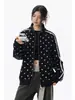 Otoño 2026 Nuevo Estilo Estilo Hong Kong Sombra Cero Pared Talla Grande Cuello Alto Sudadera con Capucha Cardigan M-5X HW261042-P46