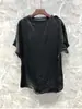 Camiseta Holgada de Acetato Satinado Estilo Francés para Mujer, Nuevo Modelo Verano 2026, Top Corto Ajustado de Lujo Ligero Único