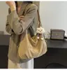 Bolso de Moda Plisado para Mujer Otoño e Invierno Nueva Tendencia Bolso de Hombro de Gran Capacidad 2024 Texturizado Gamuza en el Hombro Colgante de Tendencia