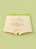 Calzoncillos tipo bóxer de algodón para niños de dibujos animados, lunares, conejo, cuatro esquinas, ropa interior para niñas, algodón puro, clase A, calzoncillos tipo bóxer para niñas