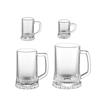 Venta Directa de Fábrica Taza de Cerveza para el Hogar con Asa, Taza de Vidrio sin Plomo, Juego de Vasos Transparentes Gruesos de Gran Capacidad Lote