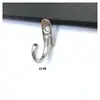 Novo Gancho de Parede Pequeno Mini Estilo Antigo Liga de Zinco Multicor para Cabideiro, Vestiário, Atrás da Porta, Ganchos para Joias