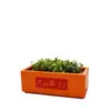 Maceta rectangular de fibra de vidrio para calles comerciales, maceta aislante para exteriores, personalizable con impresión, maceta para plantación de árboles en paisajes municipales