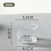 Taza de Vidrio Aromaterapia Creativa, Portavelas Transparente Engrosado, Taza para Velas DIY, Recipiente de Vidrio para Fragancia del Hogar, En Stock