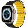 Adecuado para Apple Watch 78910 Generación Correa de Silicona Oceánica Bicolor iWatch S11 Ultra Pulsera de Color Contrastante