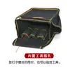 Bolsa de Cintura para Marcenaria, Bolsa de Ferramentas para Obra, Lona Espessa, Preta, Armazenamento Multifuncional, Bolsa de Pano Resistente ao Desgaste para Eletricista, Pochete de Cintura, Bolso para Pregos