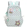 Mochila escolar de lunares bolsa de dolor ins mochila de gran capacidad para estudiantes de secundaria y preparatoria niñas estudiantes de primaria alta mochila de viaje
