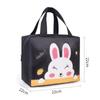 Bolsa de almuerzo aislante estilo caricatura japonesa, bolsa de mano, lonchera para estudiante, bolsa aislante, bolsa de mano aislante para mantener la frescura en el jardín de infantes
