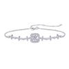 Pulsera Cuadrada de Moda y Versátil, Más Vendida en Xiaohongshu, Plata 925, Sin Desvanecimiento, Moissanita, Pulsera de Lujo Ligero de Gama Alta de Nicho