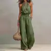 Otoño 2026 Nuevo Ropa Casual para Mujer Moda Europea y Americana Mono Elegante para Viajar Pantalones de Color Sólido
