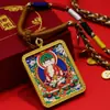 Colar amuleto do zodíaco tibetano thangka pintado deuses guardiões oito oferta especial pingente sem defeito