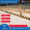 Guarda-corpo de fundação de poço de elevação de poste vertical, construção de piso de poço, corrimão de proteção, porta de proteção de poço, cerca de poço de fundação