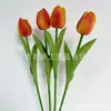 Flores Artificiales de Tulipa de PU con Tacto Realista, Ramo Hidratante Flores Decorativas, Flores Falsas para Decoración del Hogar, Adornos para Sala de Estar, Fabricante Transfronterizo