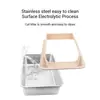 Fábrica de China Venta al por mayor Plástico Acero Inoxidable Gran Capacidad Portátil Caja de Arena para Gatos Control de Olores Fácil de Limpiar Ecológico