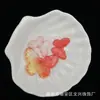 Gelo através de borboleta bicolor perfurada artesanal DIY acessórios de joias acessórios rede vermelha treme ao vivo fornecimento em estoque atacado