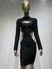Vestido ajustado con falda hueca sexy, gran oferta de Amazon AliExpress, verano 2022, moda europea y americana