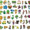 Plantas vs. 50 pegatinas de juego de zombis para cuaderno, taza de agua, equipaje, teléfono, pegatinas decorativas bonitas