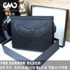 Bolso de Hombro de Águila con Personalidad de Moda Bolso de Mano Clásico Vintage Pinza para Billetera de Cuero Suave Bolso para Hombres y Mujeres PU