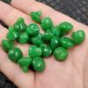 Pingente Lótus Verde Água quartzo rocha Jade Lótus colar pulseira tornozeleira acessórios pingente pingente de jade pingente de jade