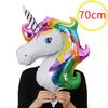 Nuevo 70x 46cm Amazon ebay Venta Caliente Globo de Película de Aluminio de Unicornio de Dibujos Animados Mediano Globo de Caballo Unicornio