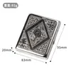 Estuche de Cigarrillos de Metal Tallado en Relieve Retro Acero Inoxidable Engrosado Sellado a Prueba de Humedad Resistente a la Presión Portátil para Hombres