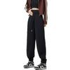 XV381 Pantalones Deportivos Casuales de Cintura Alta para Mujer, Sueltos, con Línea de Cadera Tridimensional, para Primavera y Verano, Correr, Fitness, Tobillo Ajustado